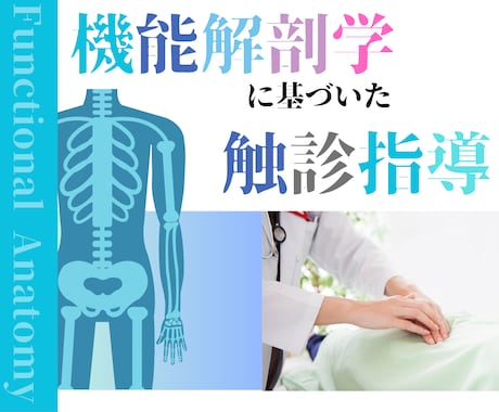 機能解剖学に基づいた触診方法をご指導いたします 【ビデオチャット】運動器認定理学療法士がご相談に乗ります！ イメージ1