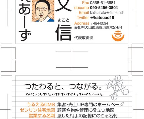 名刺 ショップカード作成します 名刺につけるロゴの作成もオプションで承っています。 イメージ1
