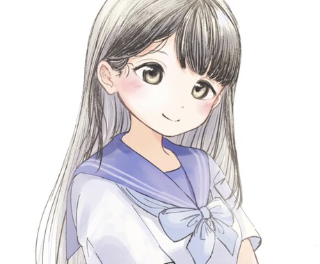 可愛い女の子、男の子のイラスト描きます イメージ1