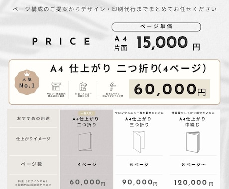 見やすいカタログ・リーフレットデザイン制作します パンフレット初心者様も安心対応!読みやすい冊子をご提案します イメージ2