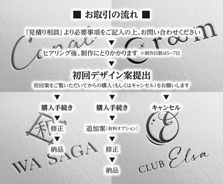 初回案無料！　上品でおしゃれなロゴを制作します キャンセル可！　完成したデザインを見てから購入できます!! イメージ2