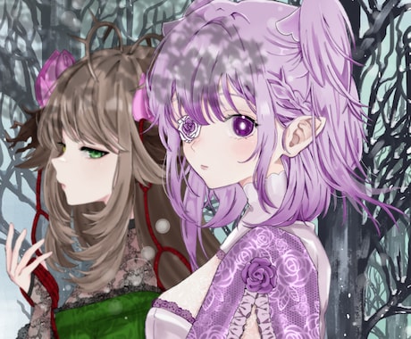 SNS等のアイコンを描かせて頂きます 様々なイラストをお任せ下さい！ イメージ1