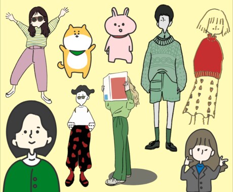 ちょっとしたイラスト描きます パンフレット、雑誌の挿絵などなど使えるイラストいっぱい！ イメージ2