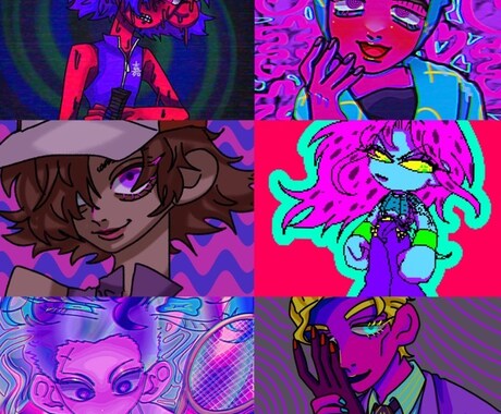 目を惹くカラフルなイラストを描きます 目を惹く魅力的なカラフルイラストをあなたに イメージ2