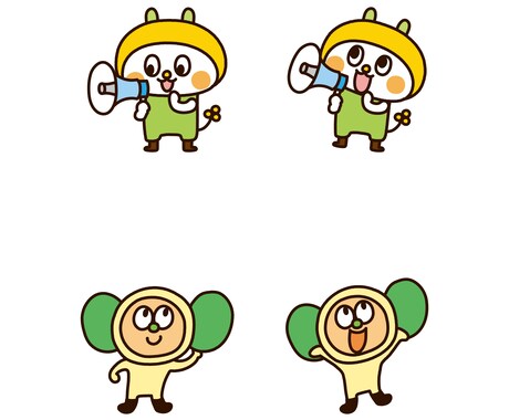 ゆるくてかわいいキャラクター作成します 【30年以上の実績！】経験豊富なプロがキャラを作成します！ イメージ2