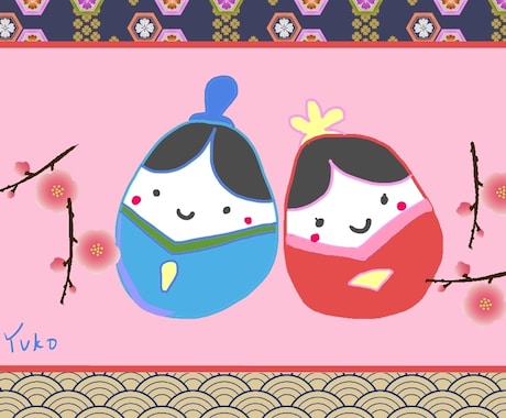 季節のイラスト描きます ふんわり優しいイラストが好きな方おすすめ！ イメージ1