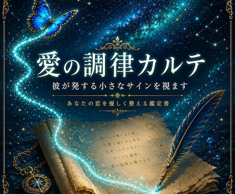 愛の調律カルテ｜彼が発する小さなサインを視ます なぜこんなに苦しいのか？不安な夜を終わらせ彼の本音を紐解く⁠ イメージ1