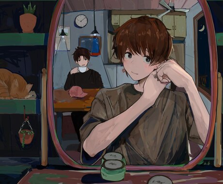 MVイラスト、アイコン、一枚絵のイラストを描きます 女の子、風景も可能です。ダークな雰囲気のイラストも描けます！ イメージ2