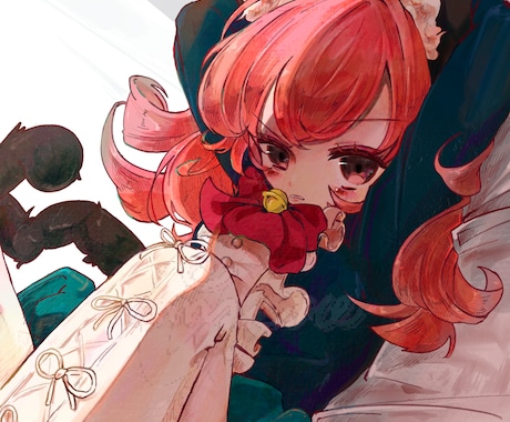 商用利用ok!可愛い女の子のイラスト作成します ふわふわポップで可愛いキャラクターをお好きなテイストで♪ イメージ2