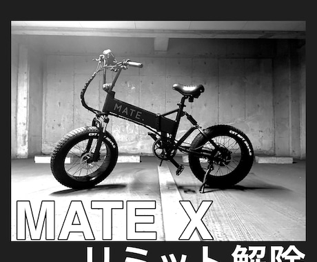 MATE X メイトバイク リミッター解除 - 自転車