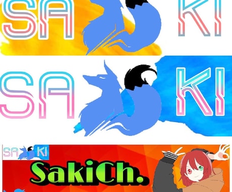 YouTube、Twitterのヘッダー作ります かわいい、かっこいいヘッダー作ります！！ イメージ2