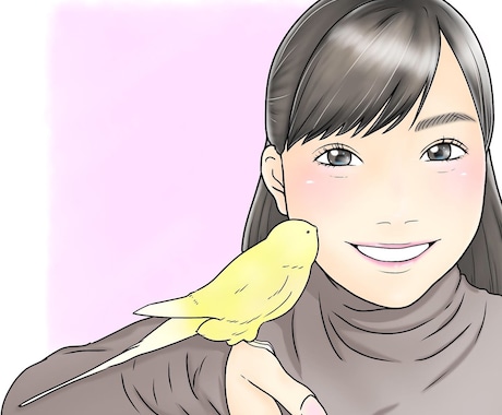 透明感のある、爽やかで明るい似顔絵を描きます 似顔絵を描きます！アイコンやプレゼント、ホームページに！ イメージ1