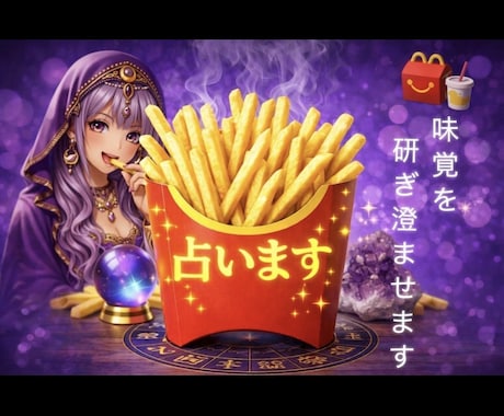 マックのポテトで占います アツアツのポテトが食べたいぜ！ イメージ1