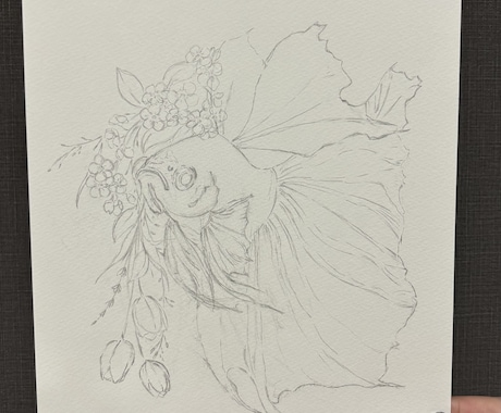 2枠限定！色鉛筆で幻想的な動物画を制作します 透明感ある美術館のような一点物アート イメージ2