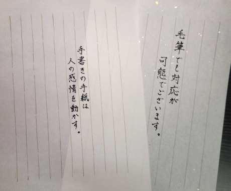 男性☆誠実さが伝わる手紙を代筆いたします 迅速・低価格・誠心誠意全力で対応させていただきます！ イメージ2