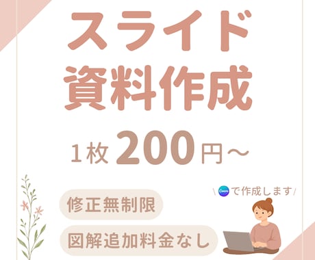 わかりやすいスライド資料Canva でお作りします 柔らかい雰囲気、シンプルで要点が伝わるデザインを低価格で◎ イメージ1