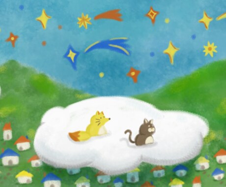 色鉛筆イラスト|女性向けほんわかイラスト描きます お客様のご依頼内容・ご予算・納期に応じて柔軟に対応いたします イメージ2