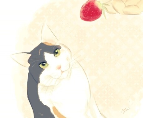 あなたの猫ちゃん、わんちゃんのデジタルイラストを描きます！ イメージ1