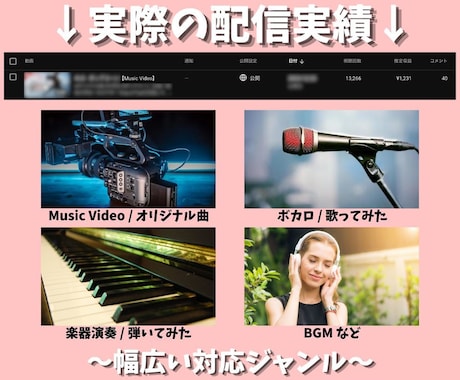 音楽特化型でYouTube広告を運用します 正規のYouTube広告を使用した安心・安全のプロモーション イメージ2