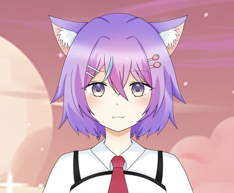 IRIAMでそのまま使える立ち絵描きます パーツ分け不要、そのまま配信OK イメージ1