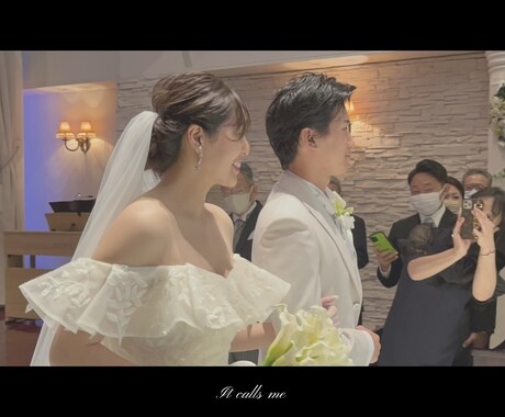 結婚式の思い出movieなどを受け付けています 誕生日movieや親友へのプレゼントなども受け付けています！ イメージ2