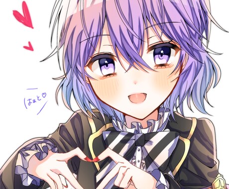 アイコンor1枚絵イラスト描きます 可愛い系の絵柄でSNSアイコン、1枚絵など イメージ2