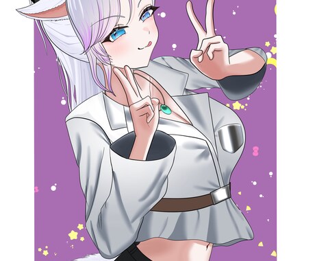 1枚絵、立ち絵、二次創作、アイコン描きます まだまだ不慣れな下級イラストレーターです イメージ2