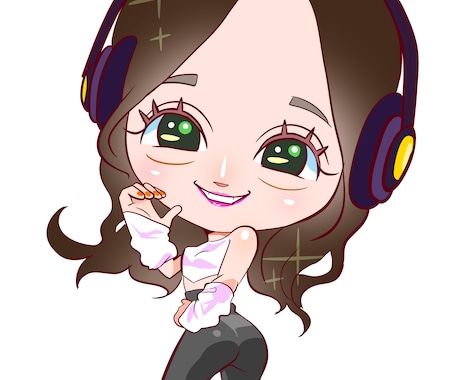 一目であなたと分かる！ミニキャラ制作します イメージ1