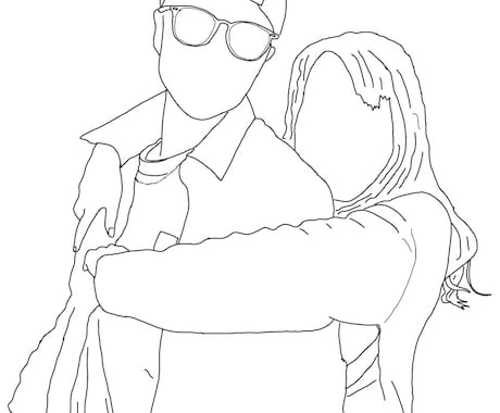 写真をトレースして線画イラストを作成します イメージ1