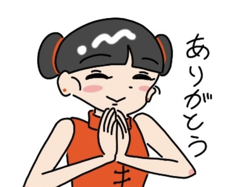 商用可！かわいい女の子イラスト描きます レトロでポップなかわいい女の子アイコン、イラストを描きます。 イメージ1