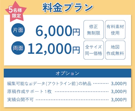 思わず目に止まる集客チラシ作成します 想いとワクワクが伝わるデザイン。丁寧にヒアリングしまず！ イメージ2