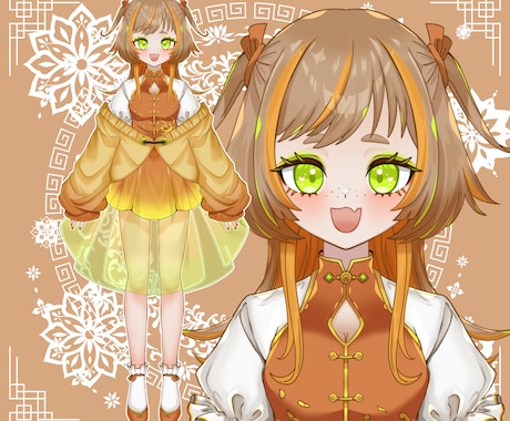 配信やTRPGに使える立ち絵描きます 表情豊かで使い勝手のいい立ち絵を作成いたします イメージ1