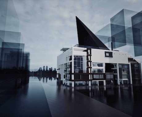 建物の外観、内観パースを作ります イメージしづらい平面図や立面図を3D化いたします。 イメージ2
