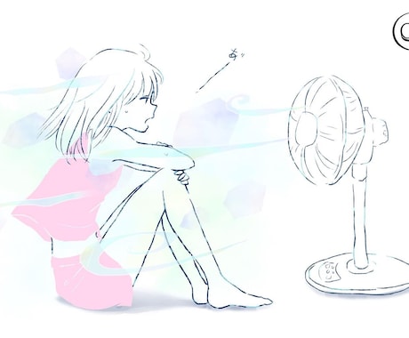 横顔✩.*˚温かみのあるデジタルイラスト描きます イメージ1