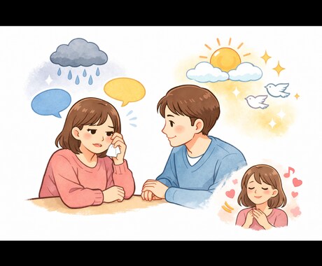 カップルについて相談聞きます あなたの気持ちが楽になればOK!1歩踏み出して! イメージ1