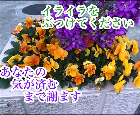 あなたの気が済むまで謝ります そのイライラぶつけてください！ イメージ1