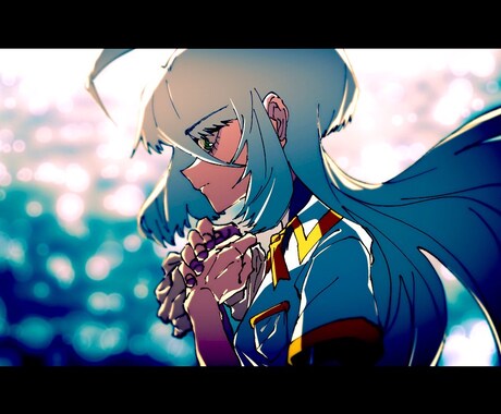 動画サムネにも！一枚絵お描きします お好きな世界観の一枚絵お描きします！【絵柄①アニメ塗り】 イメージ1