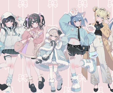 動画やグッズのイラストお描きします グッズやSNSのアイコンなどに イメージ2