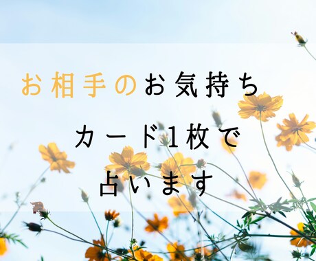 次元の違うお相手のお気持ちをカード一枚で占います 次元違いの恋を応援しています！ イメージ1