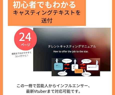 芸能人・タレントのキャスティング交渉の仕方教えます 学生主婦・未経験可。キャスティングを学び転職、副業、独立へ。 イメージ2