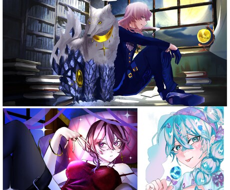 艶感あるイラストを制作いたします ニーズに合わせた儚いからダークなテイスト イメージ2