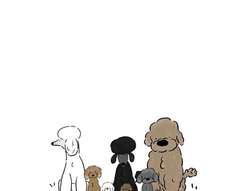 商用OK◎シンプルな動物やペットのイラスト描きます 親しみやすく可愛い1枚！アイコン、グッズなどご利用できます イメージ2
