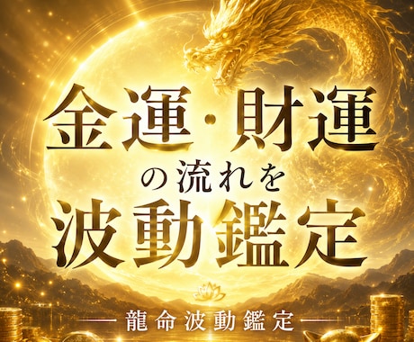 金運は“波動の流れ”で変わります お金が集まりまくっている人には理由があります イメージ2