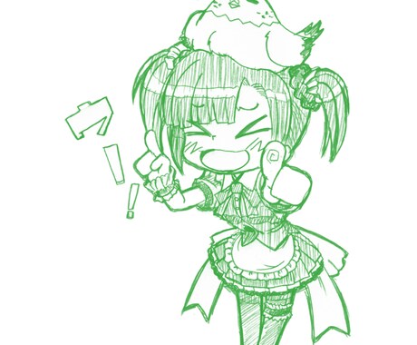 デフォルメしたアイコン向けイラストを描きます アナログなラクガキぽい絵になります イメージ2