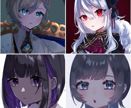 最短3日！アイコン用等身キャラ絵お描きします キュート！クール！お好きな雰囲気でSNSのアイコンに♪ イメージ2