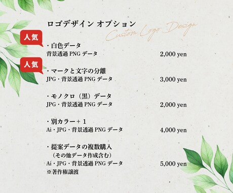 追加オプションを購入できます こちらは【ご購入者様】限定商品です。 イメージ2
