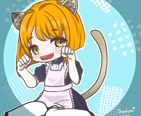 ミニキャラ描きます SNS等で使えるアイコンをお探しの方へ イメージ2