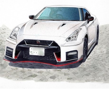 自動車のイラストを手描きで仕上げます 自動車のイラスト制作をお気に入りの写真から描きます。 イメージ2