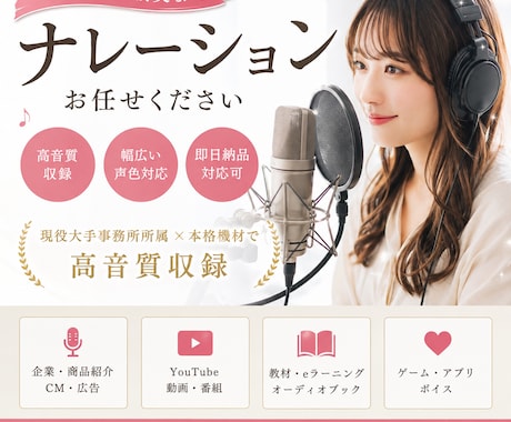 聞き取りやすいナレーション制作します イメージ1