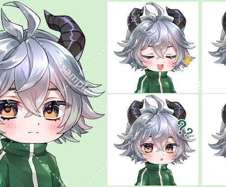 ミニキャラ(SDキャラ)描きます ちまっとした可愛いデフォルメキャラが目を引きます！ イメージ2